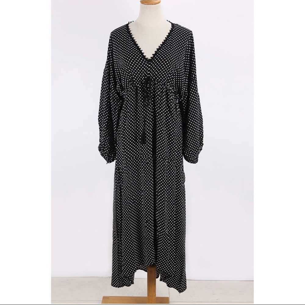 LAST 1- NO OFFERS - Bohemian Asymmetrical Dress - Picture 6 of 7